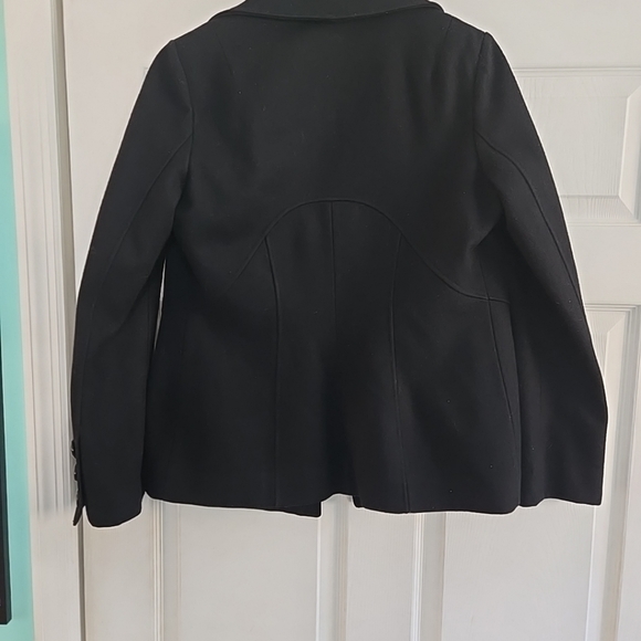 Black Guess Wool Button Down Long Sleeve 22HET908 228MW487 WORN A FEW TIMES - Picture 3 of 9